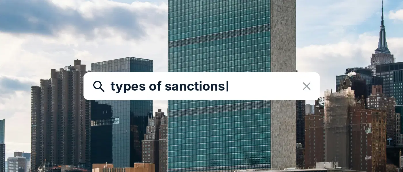 Types of Sanctions: Comprehensive, Targeted, Sectoral and Secondary